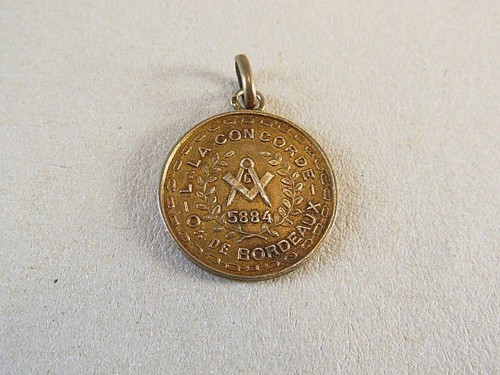 Antike freimaurer medaille - antike,