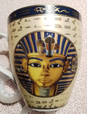 Tut Ench Amun, Kaffee Tasse, Becher. Deko, Sammlerstück, mit ägyptischen Motiv. 