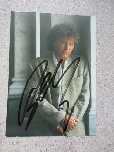 Autogrammkarte bernhard brink - bernhard,