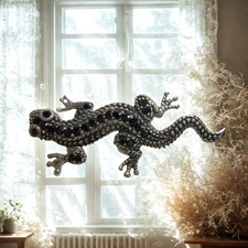 Jugendstil Silber Brosche mit