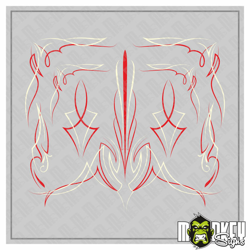 Pinstripe aufkleber set - pinstripe,