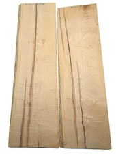 2x Ahorn Riegel Ahornholz Maple Curly 79x23,5cm x 23mm