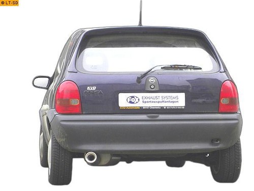 Fox sportauspuffanlage kat - fox,
