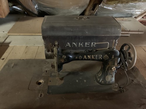 Antike anker nähmaschine mit - antike,
