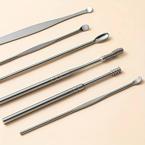 Ohrreiniger set edelstahl - set,