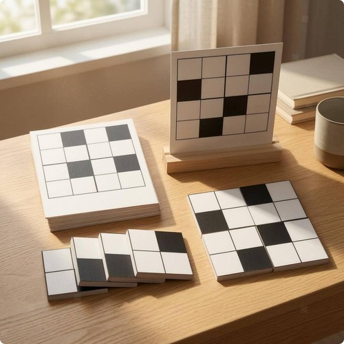 Blockmuster-Puzzle