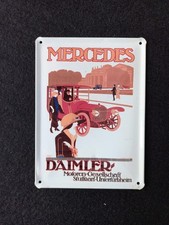 Altes Blechschild Mercedes-Benz-Daimer-Motoren-Gesellschaft