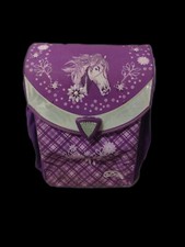 Herlitz Ergo Glitter Horse Tornister, Schulranzen, Pferd+ Schnellhefter 