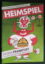 Orig. PRG  Europa League  2019/20  RED BULL SALZBURG - EINTRACHT FRANKFURT  !!