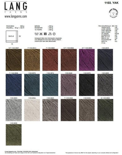 Lang yarns yak mengenrabatt - yarns,