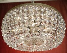 Wunderschöne mittelgroße 6-flammige Strass Kristall Deckenlampe