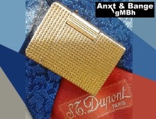 1st-Class S. T. DUPONT – Feuerzeug – kl. Linie-1 – Pyramide – Gold