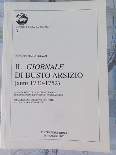 Petazzi giornale busto arsizio - petazzi,