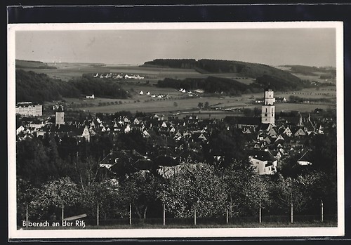 Ansichtskarte biberach riss - biberach,