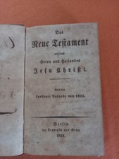 Antiquarisches Buch - Die Bibel - Neues Testament - Londoner Ausgabe - 1831