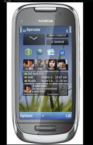 Nokia handy silber - c7-00,