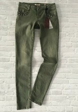 Exit Brooklyn " TessaStuds" Militärgrün Grün Skinny 36-42 L36 Stretch Neu 