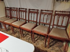 6 antike Gründerzeit-Stühle