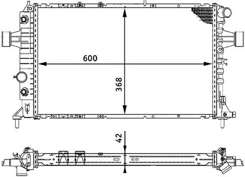 Mahle kühler motorkühlung - mahle, kühler,