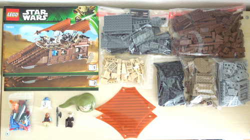 Lego star wars 75020 jabbas - wars,