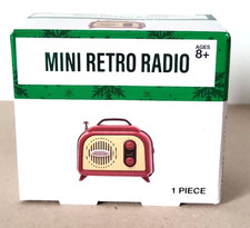Vintage Red Radio Look Mini
