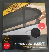 2 Pa. Sonnenschutz mit 2 Stück , Universal Auto Seitenscheibe