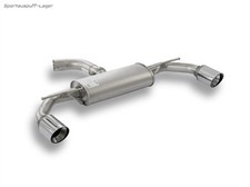 Remus Edelstahl Duplex Sportauspuff VW Golf 7 GTI je 102mm scharfkantig