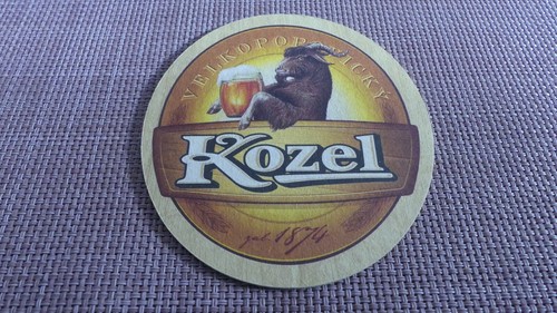 Bierdeckel kozel dark - bierdeckel, "kozel
