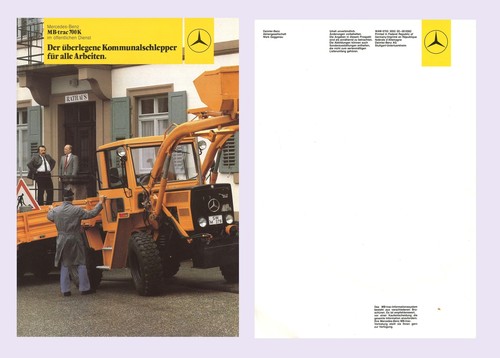 Mercedes benz trac 700 - benz,