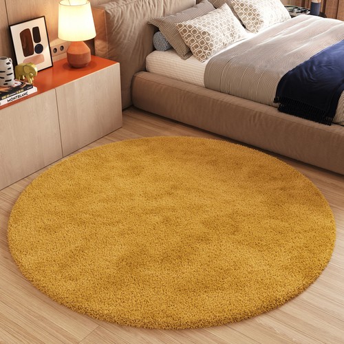 Runder langflor teppich - runder, shaggy