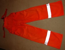 LATZ - ARBEITSHOSE  ORANGE  GRÖSSE  50