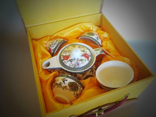 Chinesisches teeservice - chinesisches,