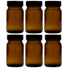 6x 200ml Weithalsglas