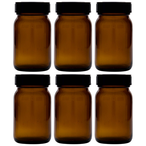 200ml weithalsglas - 6x,