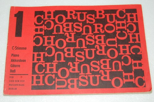 Chorusbuch stimme piano - chorusbuch, c-stimme