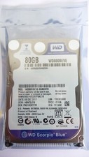 80GB Western Digital WD800BEVE