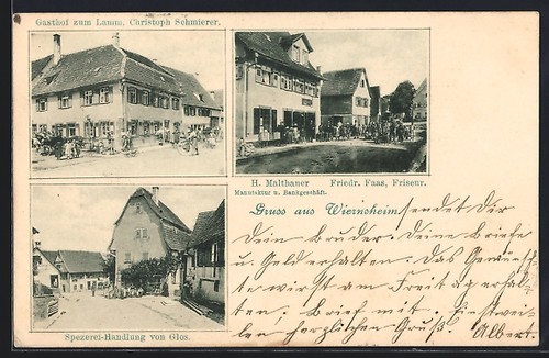 Wiernsheim gasthof zum - ak,
