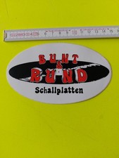 Schallplatten Bunt Und Rund LP Vinyl Aufkleber Sticker Button Oldschool 80er