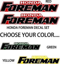 Honda Foreman Decal graphic