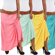 Sommerrock Faltenrock Maxirock