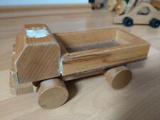 DDR Holzlkw Spielzeug Lkw Holz Holzlkw Dumper Kipper 18x8x8 cm Fröbel Erzgebirge