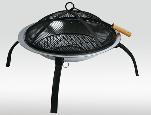 Feuerschale 58cm edelstahl - feuerschale,