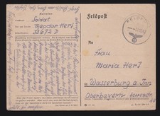 Pointe du Hoc,Normandie.Heeres-Küsten-Artillerie Abteilung 832.FP-Karte Okt.1942