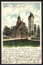 Ansichtskarte Brückenberg, Kirche Wang 1905 