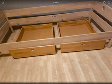 Kinder- /Jugendbett PAIDI Fleximo Birke massiv mit 2 Bettkästen