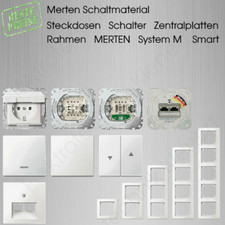 Steckdosen Schalter Zentralplatten Rahmen MERTEN System M Smart  AUSWAHLLISTE