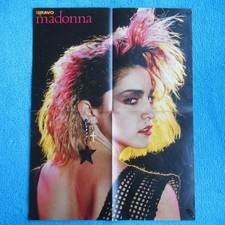 MADONNA POSTER BRAVO 4 Seiten 1980er Josef Gröbmayr Oliver Maass