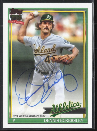2026 topps dennis - 2026, eckersley