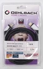 Oehlbach  HDMI-Kabel Shape Magic 220 High Speed mit Ethernet 50462 (b)