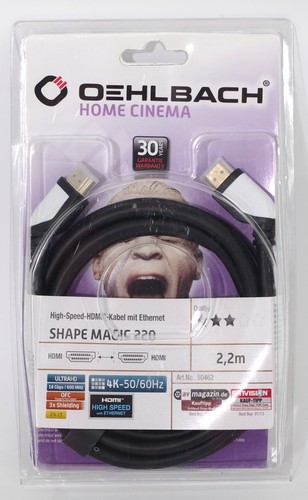 Oehlbach hdmi kabel shape - ,